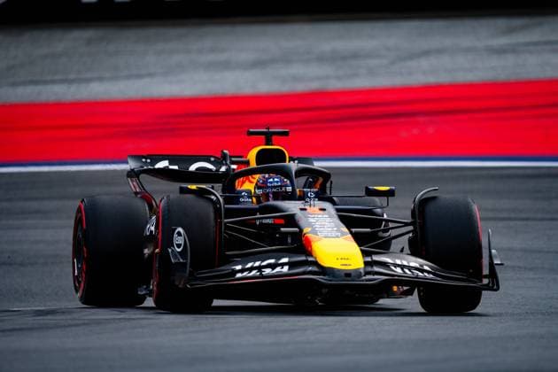 June 27, 2025, Spielberg, Austria: Oracle Red Bull Racing 1 Team s Dutch driver Max Verstappen competes during the free practice two of the Formula 1 Austrian Grand Prix. Spielberg Austria - ZUMAs197 20250627_aaa_s197_072 Copyright: xLucaxMartinix