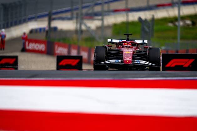 June 27, 2025, Spielberg, Austria: Scuderia Ferrari HP F1 Team s Monegasque driver Charles Leclerc competes during the free practice two of the Formula 1 Austrian Grand Prix. Spielberg Austria - ZUMAs197 20250627_aaa_s197_080 Copyright: xLucaxMartinix