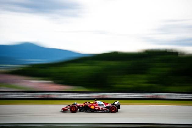 June 27, 2025, Spielberg, Austria: Scuderia Ferrari HP F1 Team s English driver Lewis Hamilton competes during the free practice two of the Formula 1 Austrian Grand Prix. Spielberg Austria - ZUMAs197 20250627_aaa_s197_096 Copyright: xLucaxMartinix