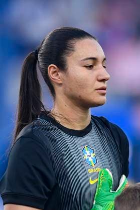 Grenoble, France - June 27: Goalkeeper Lorena Silva of Brazil getting into the field prior to the Women s International Friendly, Länderspiel, Nationalmannschaft match between France and Brazil at Stade des Alpes on June 27, 2025 in Grenoble, France. (Photo by Eurasia Images) Grenoble Stade des Alpes France