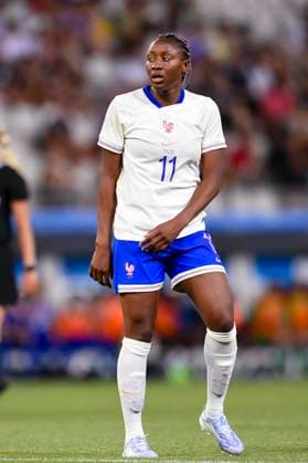 Grenoble, France - June 27: Kadidiatou Diani of France walks in the field during the Women s International Friendly, Länderspiel, Nationalmannschaft match between France and Brazil at Stade des Alpes on June 27, 2025 in Grenoble, France. (Photo by Eurasia Images) Grenoble Stade des Alpes France