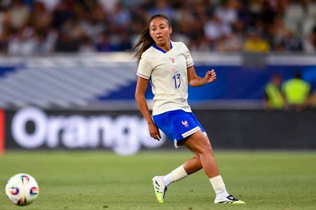 Grenoble, France - June 27: Selma Bacha of France in action during the Women s International Friendly, Länderspiel, Nationalmannschaft match between France and Brazil at Stade des Alpes on June 27, 2025 in Grenoble, France. (Photo by Eurasia Images) Grenoble Stade des Alpes France