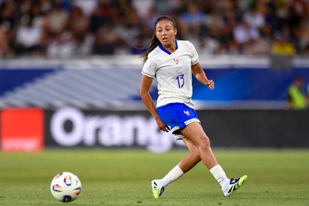 Grenoble, France - June 27: Selma Bacha of France in action during the Women s International Friendly, Länderspiel, Nationalmannschaft match between France and Brazil at Stade des Alpes on June 27, 2025 in Grenoble, France. (Photo by Eurasia Images) Grenoble Stade des Alpes France