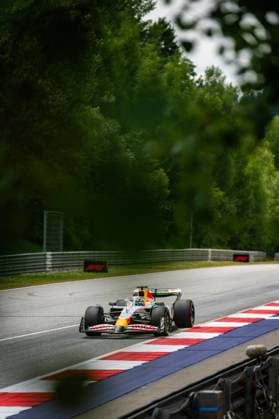 F1 2025: Austrian Grand Prix in Spielberg, Austria - 27 Jun 2025 Visa Cash App Racing Bulls F1 Team s French Isack Hadjar driver is seen in action during free practice one of the Formula 1 Austrian Grand Prix 2025 at the Redbull Ring. Spielberg Austria Copyright: xLucaxMartinix xSOPAxImagesx LMA08319