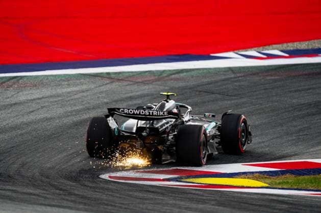 F1 2025: Austrian Grand Prix in Spielberg, Austria - 27 Jun 2025 Mercedes-AMG PETRONAS F1 Team s Italian driver Andrea Kimi Antonelli is seen in action during the free practice one of the Formula 1 Austrian Grand Prix 2025 at the Redbull Ring. Spielberg Austria Copyright: xLucaxMartinix xSOPAxImagesx LMC01015