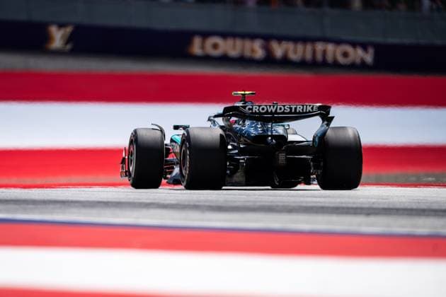 June 27, 2025, Spielberg, Austria: Mercedes-AMG PETRONAS F1 Team s Italian driver Andrea Kimi Antonelli is seen in action during the free practice one of the Formula 1 Austrian Grand Prix 2025 at the Redbull Ring. Spielberg Austria - ZUMAs197 20250627_aaa_s197_260 Copyright: xLucaxMartinix