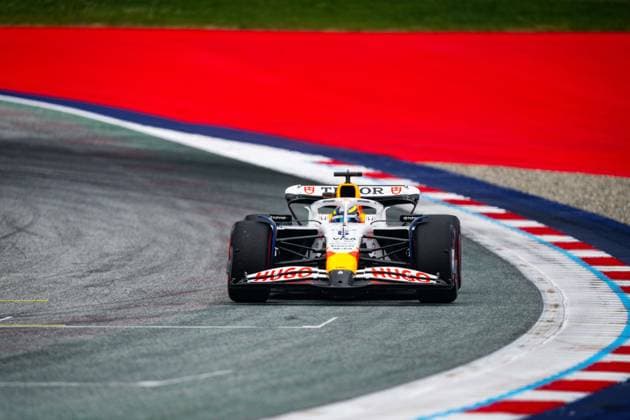 June 27, 2025, Spielberg, Austria: Visa Cash App Racing Bulls F1 Team s French driver Isack Hadjar is seen in action during free practice one of the Formula 1 Austrian Grand Prix 2025 at the Redbull Ring. Spielberg Austria - ZUMAs197 20250627_aaa_s197_245 Copyright: xLucaxMartinix