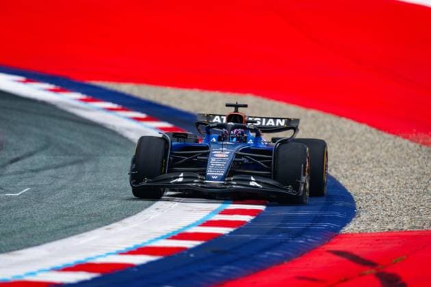 June 27, 2025, Spielberg, Austria: Atlassian Williams Racing F1 Team s Thai driver Alex Albon is seen in action during the free practice one of the Formula 1 Austrian Grand Prix 2025 at the Redbull Ring. Spielberg Austria - ZUMAs197 20250627_aaa_s197_273 Copyright: xLucaxMartinix