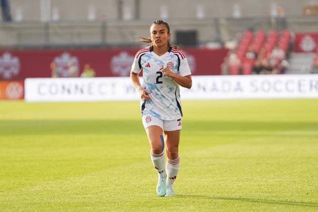 June 27, 2025, Toronto, Ontario, Canada: Gabriela Guillen 2 of Costa Rica during the International Women s Friendly match between Canada and Costa Rica at BMO Field. on June 27, 2025 in Toronto, Canada. Toronto Canada - ZUMAe321 20250627_zsa_e321_020 Copyright: xLeonardoxRamirezx