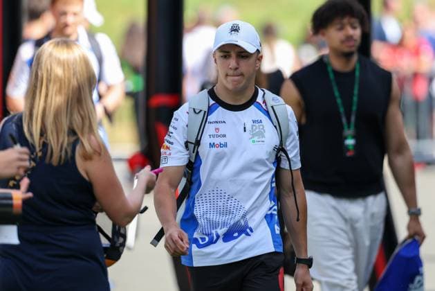 Isack Hadjar (Visa Cash App RB 6) im Fahrerlager, Paddock, 3 Freies Training, Grosser Preis von Oesterreich, Motorsport, Herren, Formel 1, 28.06.2025 Spielberg Steiermark Oesterreich