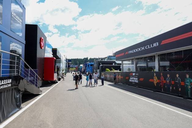 Fahrerlager, Paddock, 3 Freies Training, Grosser Preis von Oesterreich, Motorsport, Herren, Formel 1, 28.06.2025 Spielberg Steiermark Oesterreich
