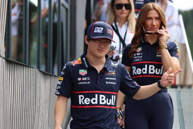 Yuki Tsunoda (Oracle Red Bull Racing, 22) im Paddock, Grosser Preis von Oesterreich, Motorsport, Herren, Formel 1, 28.06.2025 Spielberg Steiermark Oesterreich
