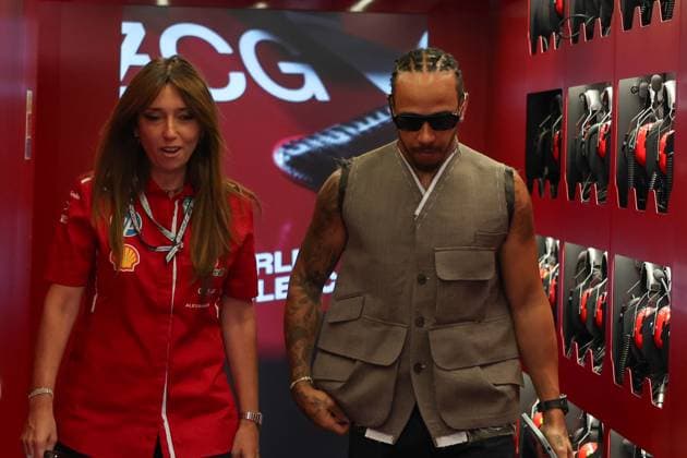 Lewis Hamilton (Scuderia Ferrari HP, 44) im Paddock, Grosser Preis von Oesterreich, Motorsport, Herren, Formel 1, 28.06.2025 Spielberg Steiermark Oesterreich
