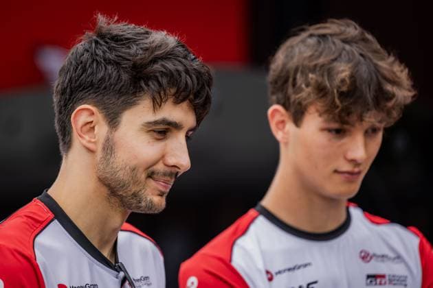 FORMULA 1 - GP of Austria 2025 SPIELBERG,AUSTRIA,28.JUN.25 - MOTORSPORTS, FORMULA 1 - Grand Prix of Austria, Red Bull Ring, practice and qualifying. Image shows Esteban Ocon (FRA) and Oliver Bearman (GBR Haas).  GEPAxpictures xMatthiasxTrinkl