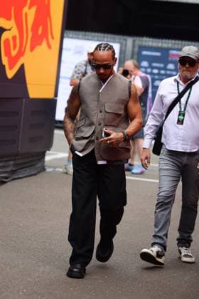 Lewis Hamilton (Scuderia Ferrari HP, 44) im Paddock, Grosser Preis von Oesterreich, Motorsport, Herren, Formel 1, 28.06.2025 Spielberg Steiermark Oesterreich