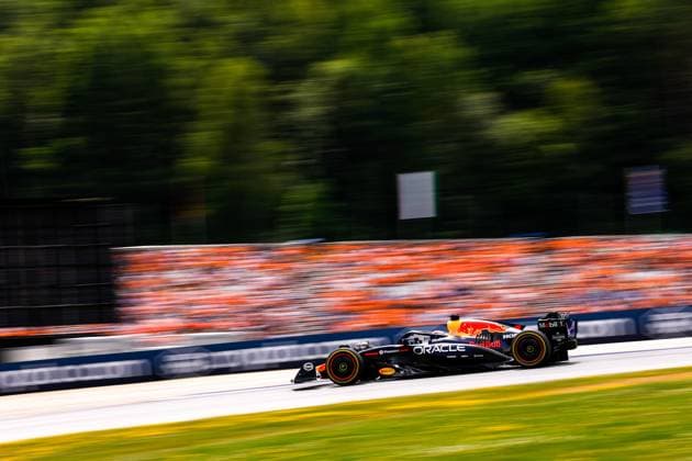 F1 - AUSTRIAN GRAND PRIX 2025 01 VERSTAPPEN Max (nld), Red Bull Racing RB21, action during the Formula 1 MSC Cruises Austrian Grand Prix 2025, 11th round of the 2025 FIA Formula One World Championship, WM, Weltmeisterschaft from June 27 to 29, 2025 on the Red Bull Ring, in Spielberg, Austria - SpielbergAustria  Copyright: xDPPIx
