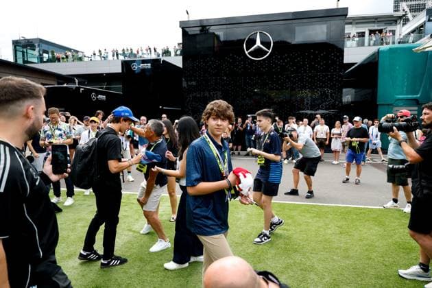 F1 - AUSTRIAN GRAND PRIX 2025 KIMI ANTONELLI Andrea (ita), Mercedes AMG F1 Team W16, portrait during the Formula 1 MSC Cruises Austrian Grand Prix 2025, 11th round of the 2025 FIA Formula One World Championship, WM, Weltmeisterschaft from June 27 to 29, 2025 on the Red Bull Ring, in Spielberg, Austria - SpielbergAustria  Copyright: xDPPIx