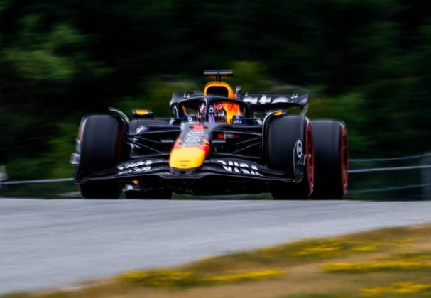 F1 - AUSTRIAN GRAND PRIX 2025 01 VERSTAPPEN Max (nld), Red Bull Racing RB21, action during the Formula 1 MSC Cruises Austrian Grand Prix 2025, 11th round of the 2025 FIA Formula One World Championship, WM, Weltmeisterschaft from June 27 to 29, 2025 on the Red Bull Ring, in Spielberg, Austria - SpielbergAustria  Copyright: xDPPIx