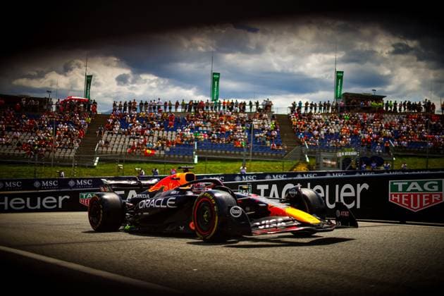 MOTORI - Formula 1 - MSC Cruises Austrian Grand Prix 2025 01 Max Verstappen, (NED) Oracle Red Bull Racing RB21, Honda, during the Austrian GP, Spielberg 26-29 June 2025, Red Bull Ring Formula 1 World Championship, WM, Weltmeisterschaft 2025. Austria Austria  Copyright: xIPAxSport ABACAx