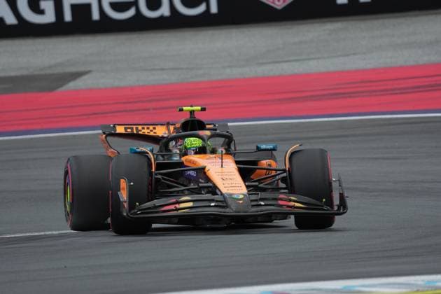 28.06.2025, Red Bull Ring, Spielberg, Formel 1 Großer Preis von Österreich 2025 , im Bild Lando Norris (GBR), McLaren F1 Team (Photo by Hasan Bratic DeFodi Images)