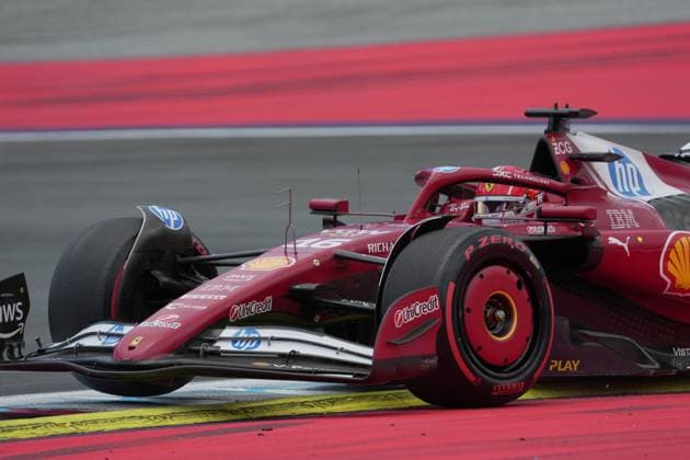 28.06.2025, Red Bull Ring, Spielberg, Formel 1 Großer Preis von Österreich 2025 , im Bild Charles Leclerc (MCO), Scuderia Ferrari HP (Photo by Hasan Bratic DeFodi Images)