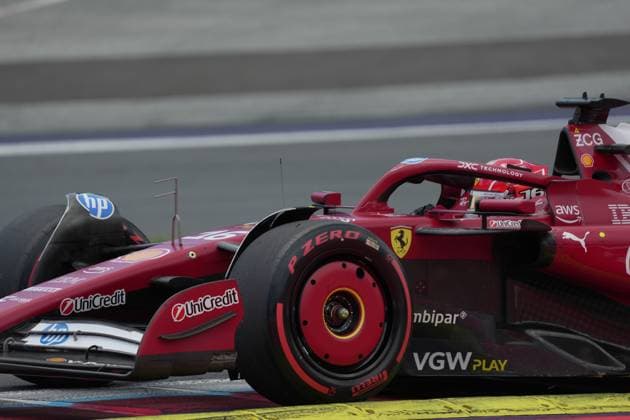 28.06.2025, Red Bull Ring, Spielberg, Formel 1 Großer Preis von Österreich 2025 , im Bild Charles Leclerc (MCO), Scuderia Ferrari HP (Photo by Hasan Bratic DeFodi Images)