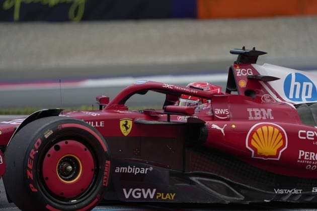 28.06.2025, Red Bull Ring, Spielberg, Formel 1 Großer Preis von Österreich 2025 , im Bild Charles Leclerc (MCO), Scuderia Ferrari HP (Photo by Hasan Bratic DeFodi Images)