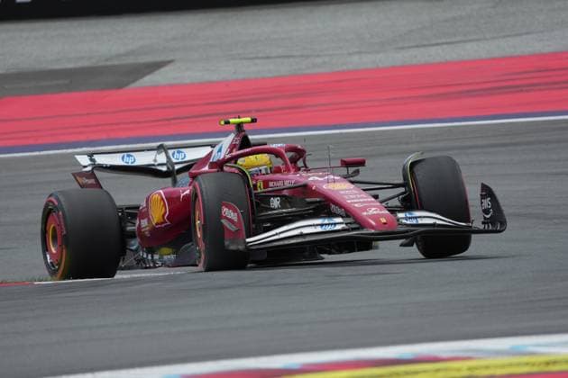 28.06.2025, Red Bull Ring, Spielberg, Formel 1 Großer Preis von Österreich 2025 , im Bild Lewis Hamilton (GBR), Scuderia Ferrari HP (Photo by Hasan Bratic DeFodi Images)