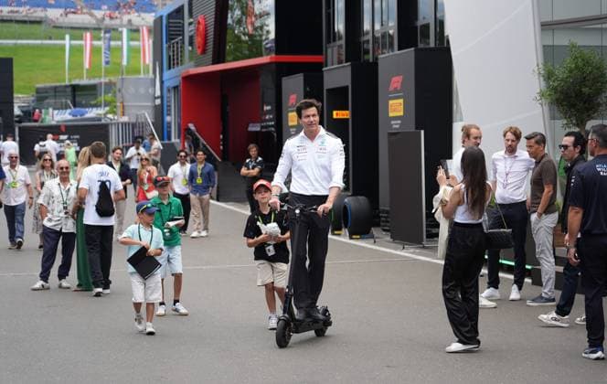 Formel 1 Großer Preis von Österreich 2025 28.06.2025, Red Bull Ring, Spielberg, Formel 1 Großer Preis von Österreich 2025 , im Bild Teamchef und Geschäftsführer Toto Wolff (Mercedes-AMG Petronas F1 Team)