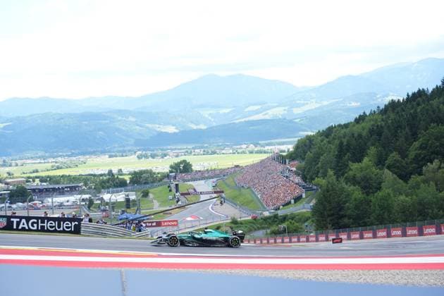 Formel 1 Großer Preis von Österreich 2025 28.06.2025, Red Bull Ring, Spielberg, Formel 1 Großer Preis von Österreich 2025 , im Bild Lance Stroll (CAN), Aston Martin Aramco Cognizant Formula One Team