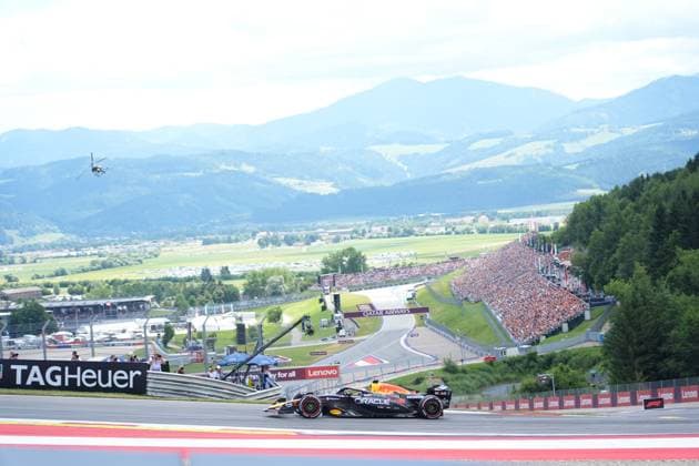 Formel 1 Großer Preis von Österreich 2025 28.06.2025, Red Bull Ring, Spielberg, Formel 1 Großer Preis von Österreich 2025 , im Bild Max Verstappen (NLD), Oracle Red Bull Racing