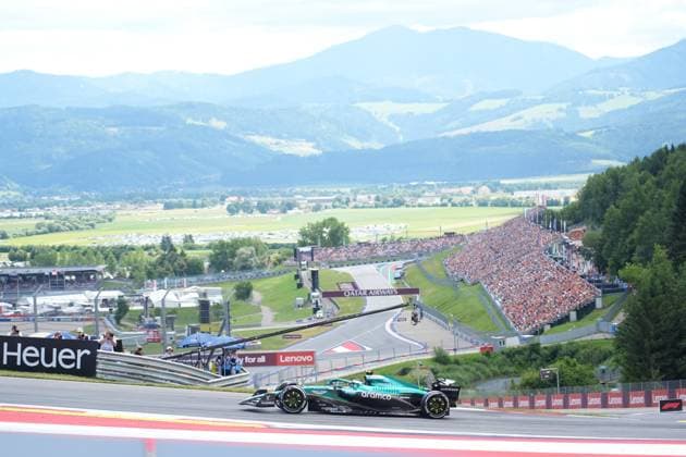 Formel 1 Großer Preis von Österreich 2025 28.06.2025, Red Bull Ring, Spielberg, Formel 1 Großer Preis von Österreich 2025 , im Bild Fernando Alonso (ESP), Aston Martin Aramco Cognizant Formula One Team