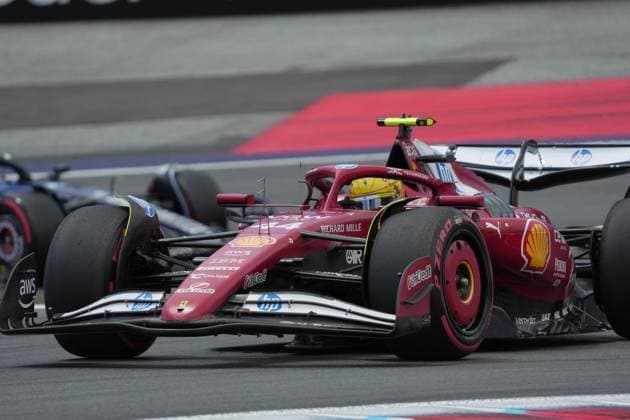 28.06.2025, Red Bull Ring, Spielberg, Formel 1 Großer Preis von Österreich 2025 , im Bild Lewis Hamilton (GBR), Scuderia Ferrari HP (Photo by Hasan Bratic DeFodi Images)