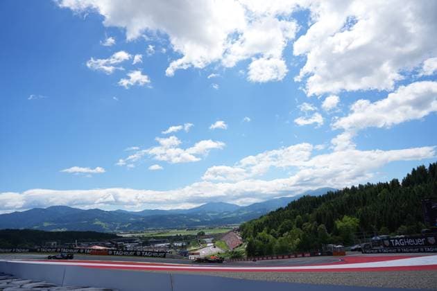 Formel 1 Großer Preis von Österreich 2025 28.06.2025, Red Bull Ring, Spielberg, Formel 1 Großer Preis von Österreich 2025 , im Bild Pierre Gasly (FRA), BWT Alpine F1 Team, Max Verstappen (NLD), Oracle Red Bull Racing