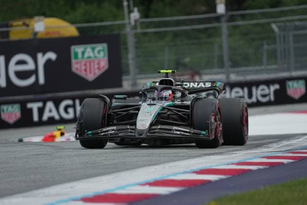 28.06.2025, Red Bull Ring, Spielberg, Formel 1 Großer Preis von Österreich 2025 , im Bild Andrea Kimi Antonelli (ITA), Mercedes-AMG Petronas Formula One Team (Photo by Hasan Bratic DeFodi Images)