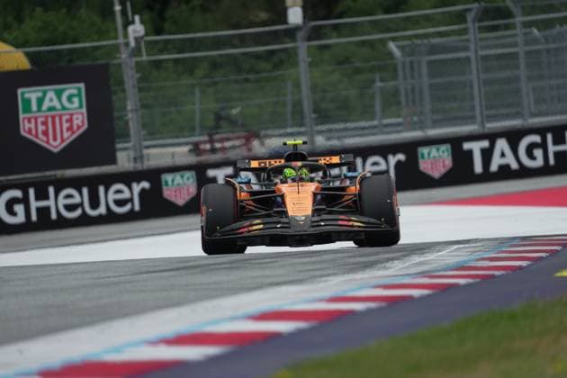 28.06.2025, Red Bull Ring, Spielberg, Formel 1 Großer Preis von Österreich 2025 , im Bild Lando Norris (GBR), McLaren F1 Team (Photo by Hasan Bratic DeFodi Images)