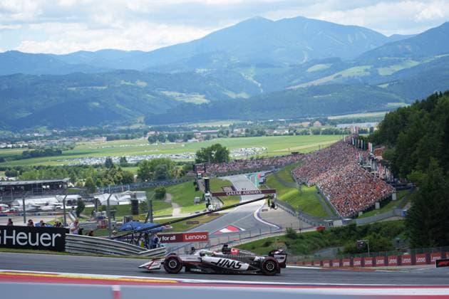 Formel 1 Großer Preis von Österreich 2025 28.06.2025, Red Bull Ring, Spielberg, Formel 1 Großer Preis von Österreich 2025 , im Bild Esteban Ocon (FRA), MoneyGram Haas F1 Team