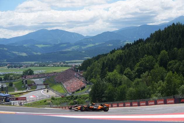 Formel 1 Großer Preis von Österreich 2025 28.06.2025, Red Bull Ring, Spielberg, Formel 1 Großer Preis von Österreich 2025 , im Bild Lando Norris (GBR), McLaren F1 Team