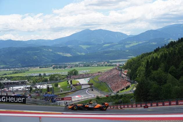 Formel 1 Großer Preis von Österreich 2025 28.06.2025, Red Bull Ring, Spielberg, Formel 1 Großer Preis von Österreich 2025 , im Bild Oscar Piastri (AUS), McLaren F1 Team