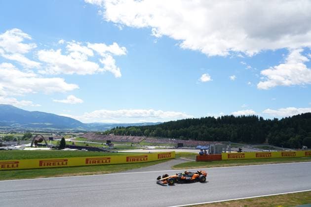 Formel 1 Großer Preis von Österreich 2025 28.06.2025, Red Bull Ring, Spielberg, Formel 1 Großer Preis von Österreich 2025 , im Bild Lando Norris (GBR), McLaren F1 Team