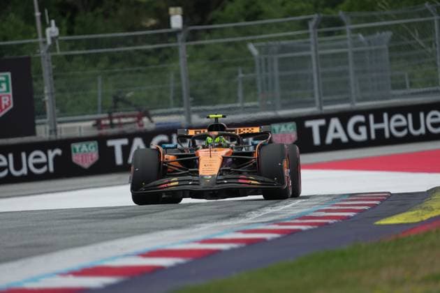 28.06.2025, Red Bull Ring, Spielberg, Formel 1 Großer Preis von Österreich 2025 , im Bild Lando Norris (GBR), McLaren F1 Team (Photo by Hasan Bratic DeFodi Images)