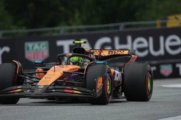 28.06.2025, Red Bull Ring, Spielberg, Formel 1 Großer Preis von Österreich 2025 , im Bild Lando Norris (GBR), McLaren F1 Team (Photo by Hasan Bratic DeFodi Images)