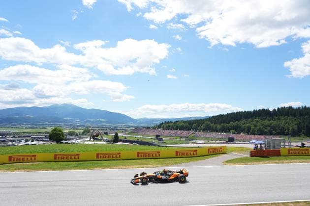 Formel 1 Großer Preis von Österreich 2025 28.06.2025, Red Bull Ring, Spielberg, Formel 1 Großer Preis von Österreich 2025 , im Bild Lando Norris (GBR), McLaren F1 Team