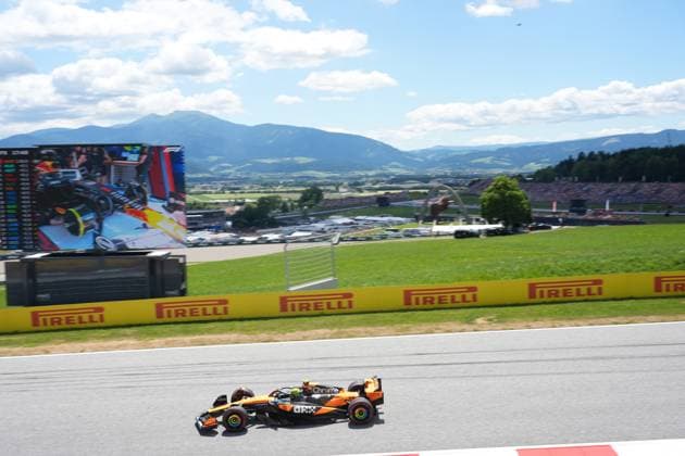 Formel 1 Großer Preis von Österreich 2025 28.06.2025, Red Bull Ring, Spielberg, Formel 1 Großer Preis von Österreich 2025 , im Bild Lando Norris (GBR), McLaren F1 Team