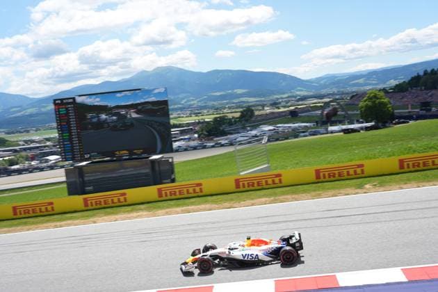 Formel 1 Großer Preis von Österreich 2025 28.06.2025, Red Bull Ring, Spielberg, Formel 1 Großer Preis von Österreich 2025 , im Bild Isack Hadjar (FRA), Visa Cash App RB Formula One Team