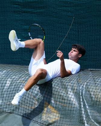 Carlos Alcaraz Wimbledon Tennis Championships, Saturday Practice, The All England Lawn Tennis and Croquet Club, London, UK - 28 Jun 2025London The All England Lawn Tennis and United Kingdom  Copyright: xJavierxGarcia Shutterstockx 15371374ai