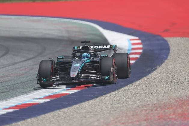 George Russell (Mercedes AMG Petronas Formula One Team, 63), Free Practice 3, Freies Training 3, FP 3, Grosser Preis von Oesterreich, Motorsport, Herren, Formel 1, 28.06.2025 Spielberg Steiermark Oesterreich