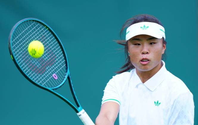 Minnge Xu practices Wimbledon Tennis Championships, Saturday Practice, The All England Lawn Tennis and Croquet Club, London, UK - 28 Jun 2025London The All England Lawn Tennis and United Kingdom  Copyright: xJavierxGarcia Shutterstockx 15371374an