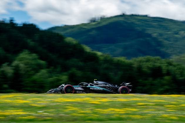 F1 - AUSTRIAN GRAND PRIX 2025 12 KIMI ANTONELLI Andrea (ita), Mercedes AMG F1 Team W16, action during the Formula 1 MSC Cruises Austrian Grand Prix 2025, 11th round of the 2025 FIA Formula One World Championship, WM, Weltmeisterschaft from June 27 to 29, 2025 on the Red Bull Ring, in Spielberg, Austria - SpielbergAustria  Copyright: xALBERTOxVIMERCATIx