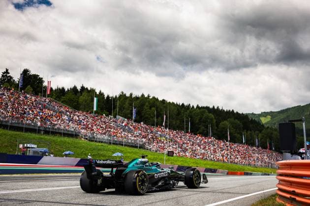 F1 - AUSTRIAN GRAND PRIX 2025 18 STROLL Lance (can), Aston Martin F1 Team AMR25, action during the Formula 1 MSC Cruises Austrian Grand Prix 2025, 11th round of the 2025 FIA Formula One World Championship, WM, Weltmeisterschaft from June 27 to 29, 2025 on the Red Bull Ring, in Spielberg, Austria - SpielbergAustria  Copyright: xANTONINxVINCENTx